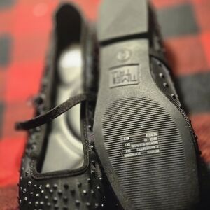 Time and Tru Black Kids Dress Shoes